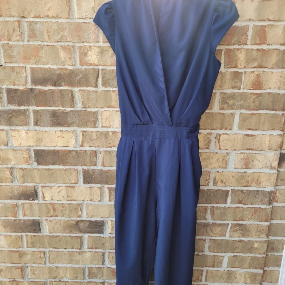 Navy blue jumpsuit